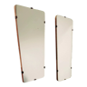 2 trapezoid-shaped mirrors