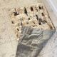 RUG Skin 1970s Beige-Brown - 56 x 107cm