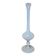Vase soliflore en verre opalin blanc  26 cm opaline blanche