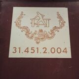 Lady's jump seat commode, curved, Louis XV style made of precious wood.