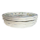 Suite de 6 assiettes plates GIEN oiseaux de paradis