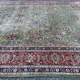 Carpet XXL Tabriz Shah Abbas Emerald Green