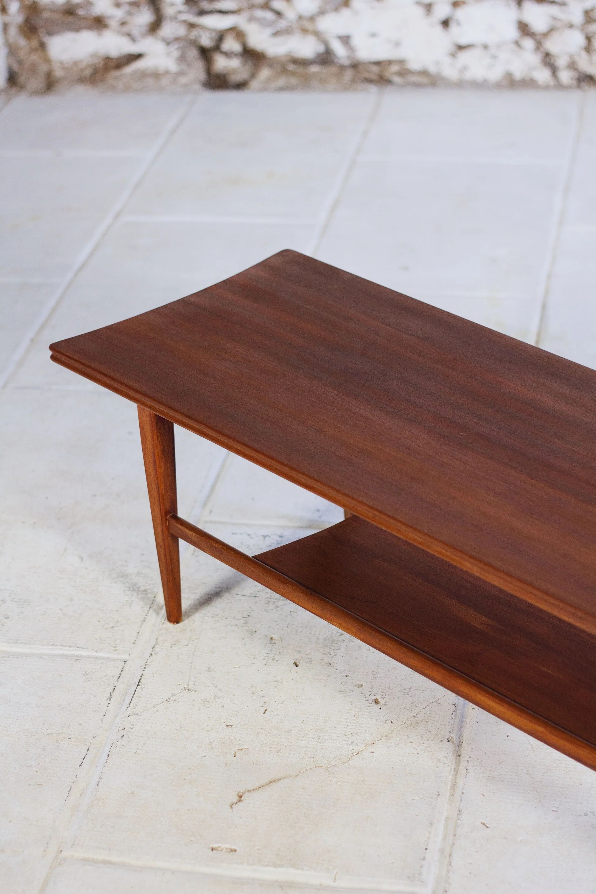 Mid-Century coffee table in solid teak by Richard Hornby for Fyne Ladye, 1960.