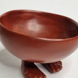 Empty pocket, Egyptian offering bowl "on feet" known as Nagada, 12 cm