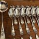 Silver-plated metal cutlery in Louis XV style