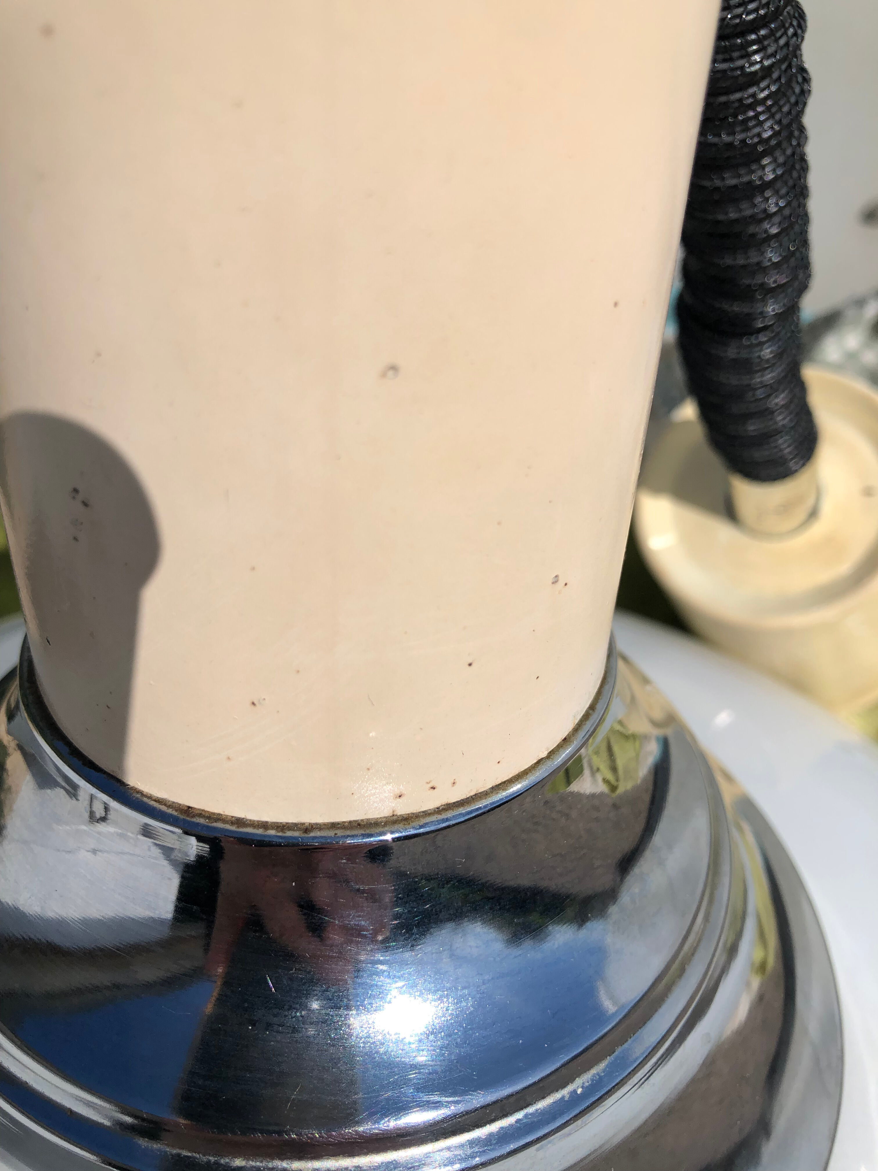 Vintage pendant lamp with Rolly system