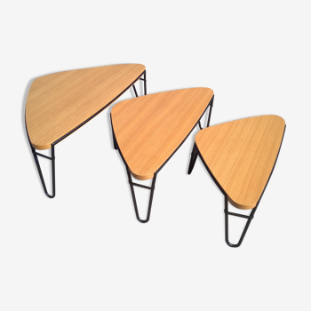 Tables pull-out "petalo" Charlotte Perriand