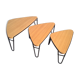 Tables pull-out "petalo" Charlotte Perriand