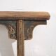 Antique Asian bench in navy blue tones (c.1870)