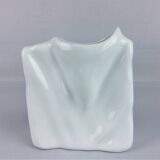 Vase blanc porcelaine Eschenbach 1980