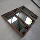 Vintage oak dutch mirror