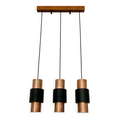 Lampe en cuivre danoise à cascade