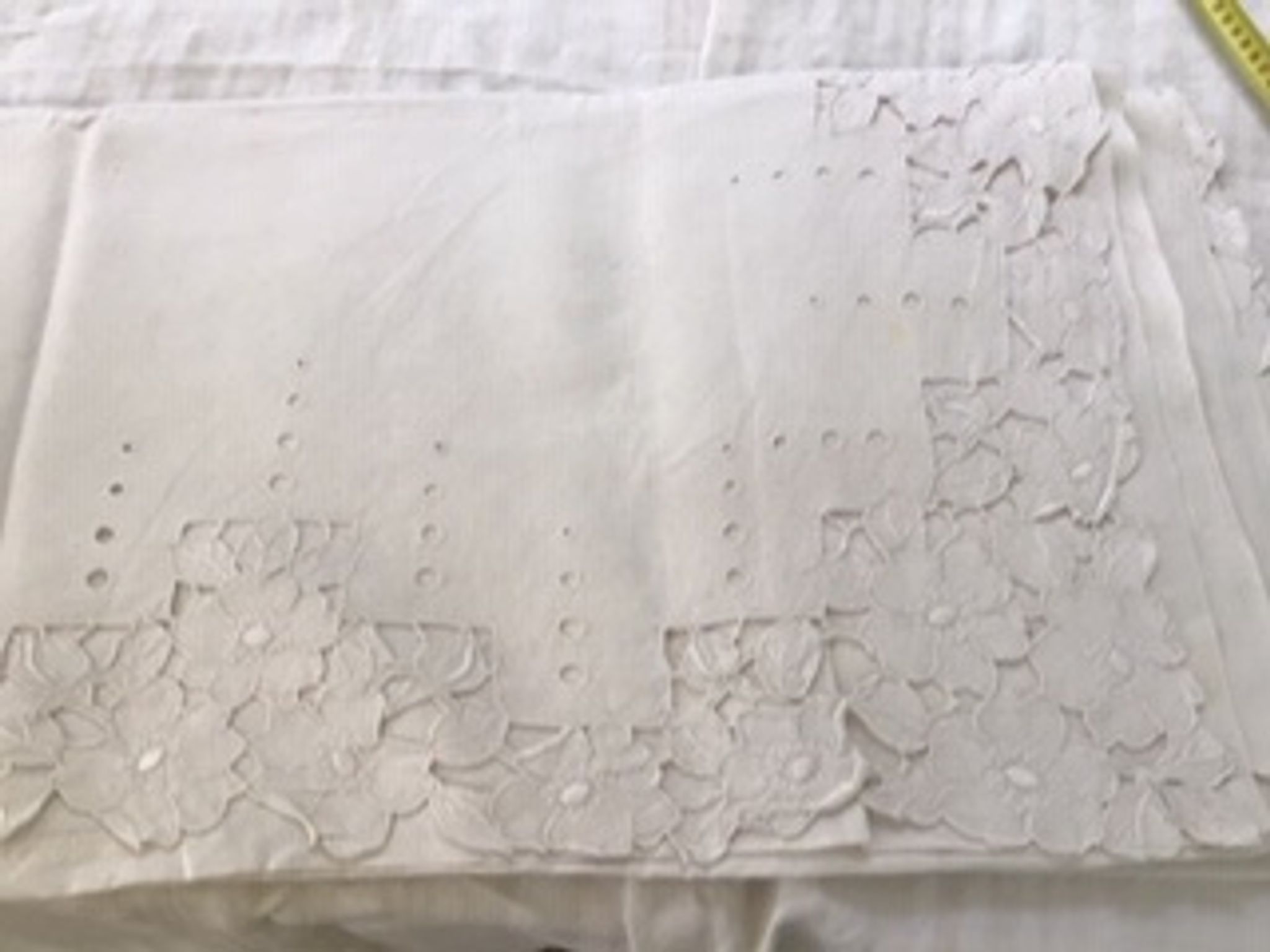 Drap Richelieu 2 personnes pur coton