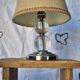 Lampe Art déco style Jacques Adnet, boule en verre