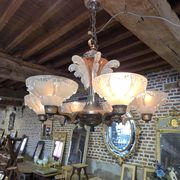 Ezan Art Deco 6-light chandelier