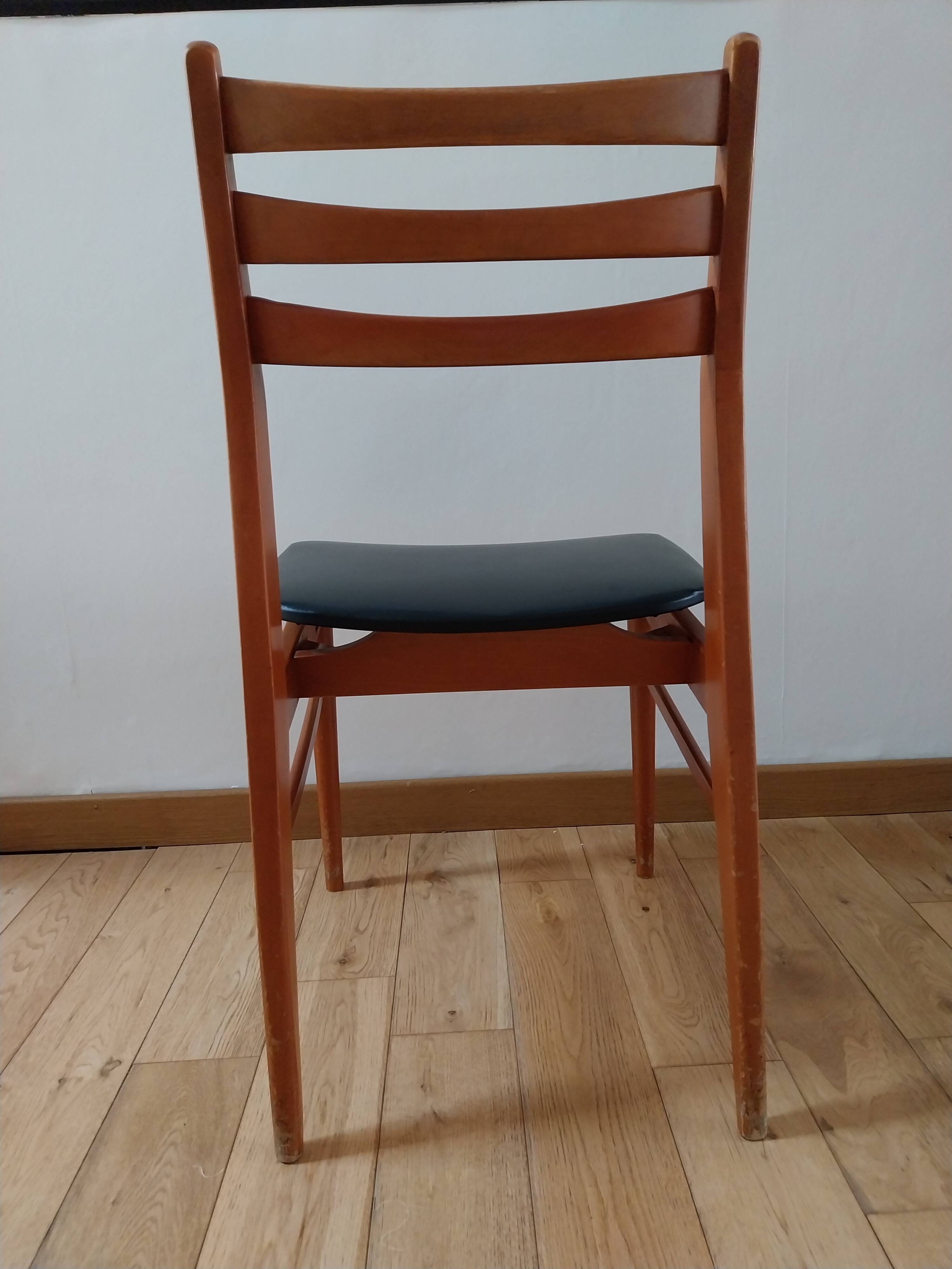 Lot de 4 chaises scandinaves Alma