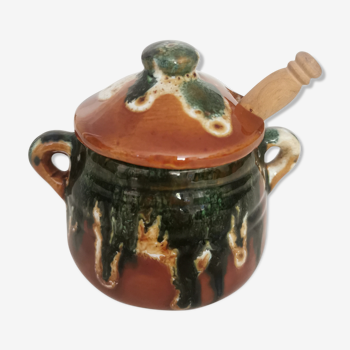 Glazed earthenware mustard tree