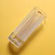 Mid-century Elegant Clear Pressed Glass Vintage Vase by Miloš Filip