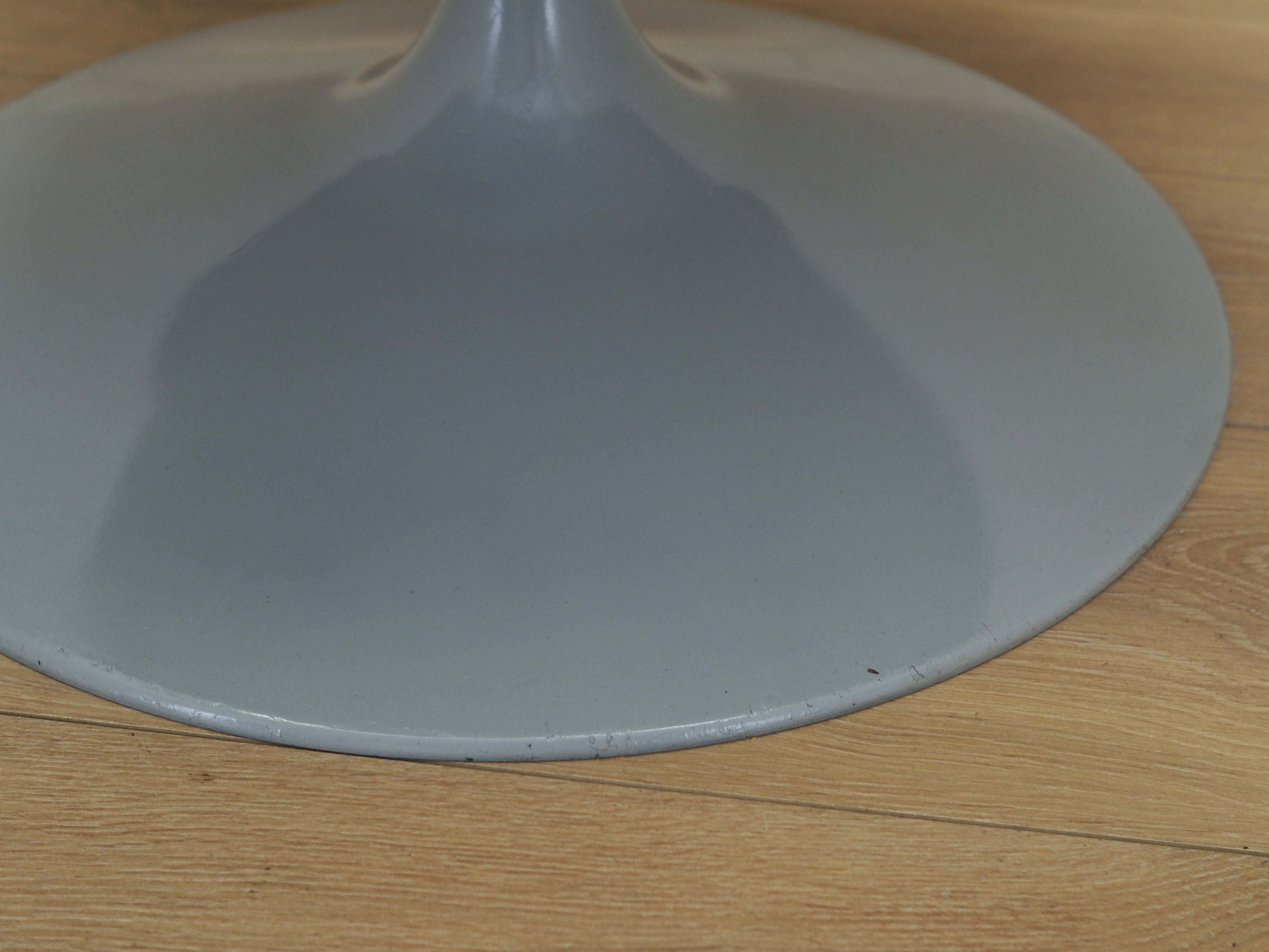 Grey leather swivel armchair, Danish design, 1960s, designer: Geoffrey Harcourt, manufacturer: Artif