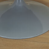 Grey leather swivel armchair, Danish design, 1960s, designer: Geoffrey Harcourt, manufacturer: Artif