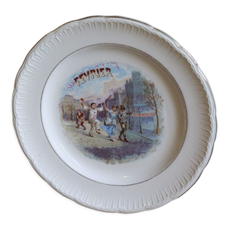 Ancienne assiette de saint amand