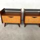 Chevets ou tables de nuit vintage années 60