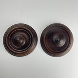 Art Deco wooden hangers, Italy, 1950s, set of 2