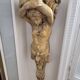 decorative terracotta plaster caryatid