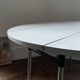 Table Formica ronde vintage