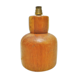 Lampe en bois massif Années 70