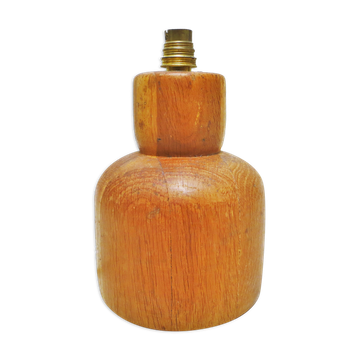 Solid wood lamp 70s