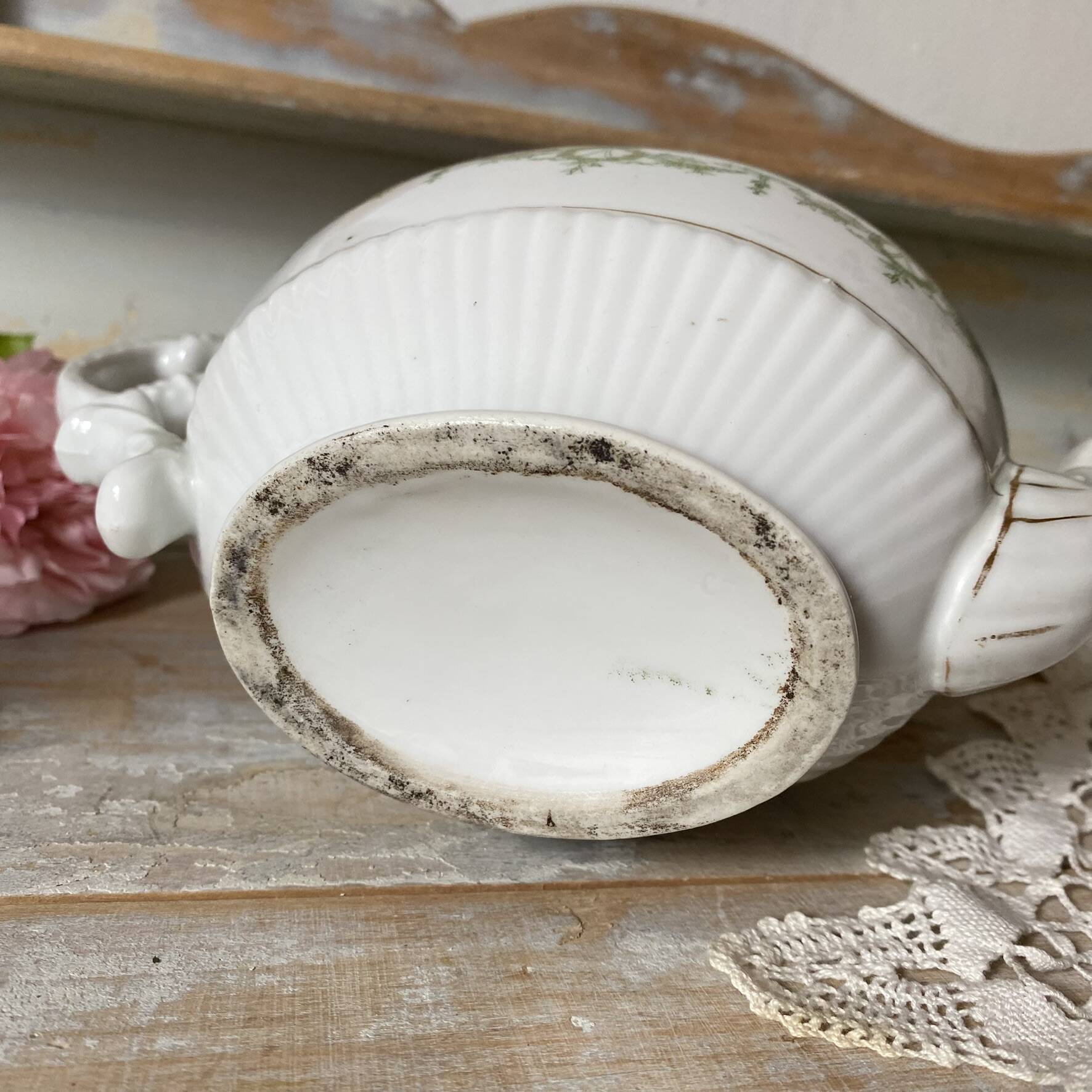 English porcelain teapot