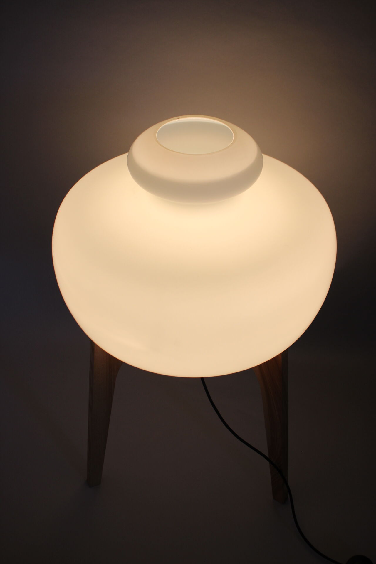 1970s Oak ULUV Floor Lamp, Czechoslovakia