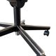 Charles Pollock Knoll Office Chair - Black Leather with Wheels