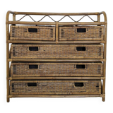 Commode osier et rotib
