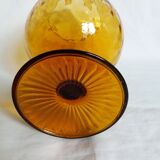 Amber glass or crystal bowl