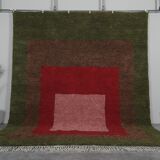 Pure wool rug, handwoven, authentic artisanal.