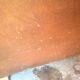 Old leather club armchair