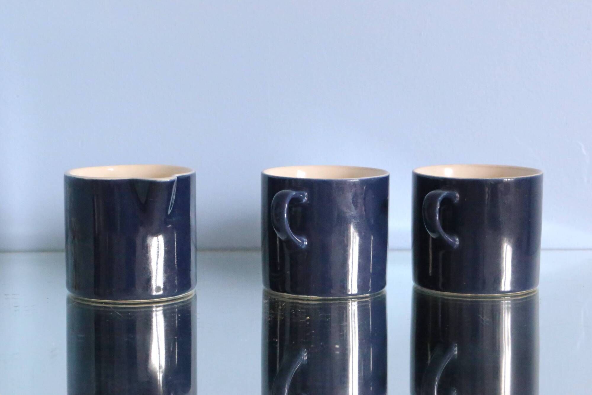 Espresso cups and milk jug, Melitta, Stockholm model, 1960