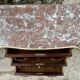 Charming small chest of drawers in precious wood marquetry.
