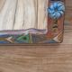Rare wall mirror signed Les Argonautes, Vallauris.
