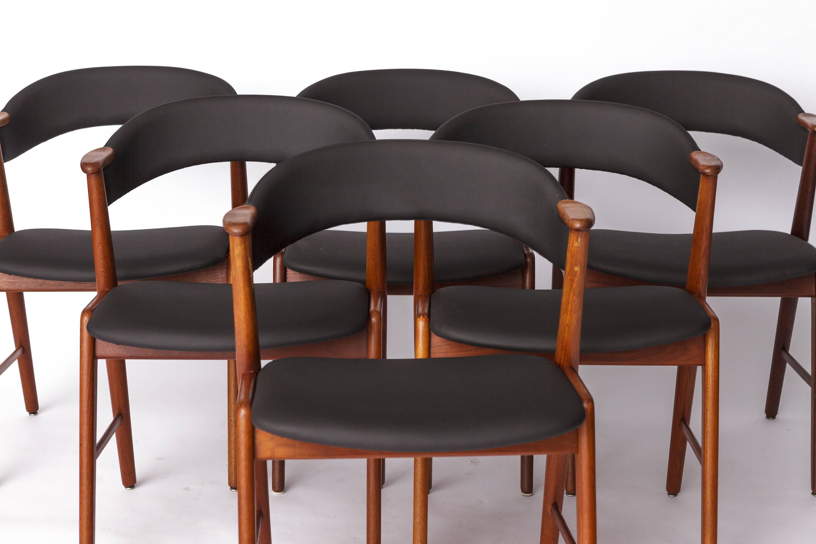 Set of 6 Danish Teak Dining Chairs by Korup Stolefabrik – 1960s Mid-Century