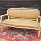 Louis XVI Period Laqué Wooden Bench Italian Work