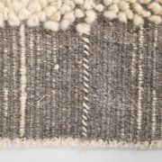 4x7 Kilim Contemporary Gray Beige Kilim Rug, 130x212Cm