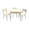 Table en formica et ses chaises