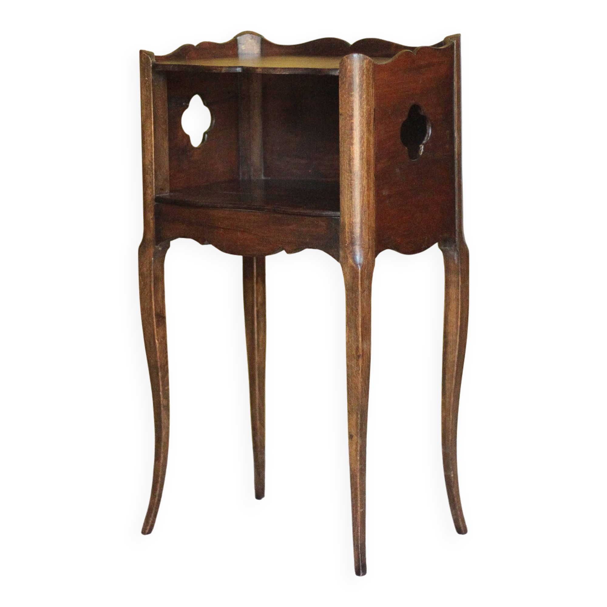 Bedside table, nightstand wood, accent furniture, antique furniture