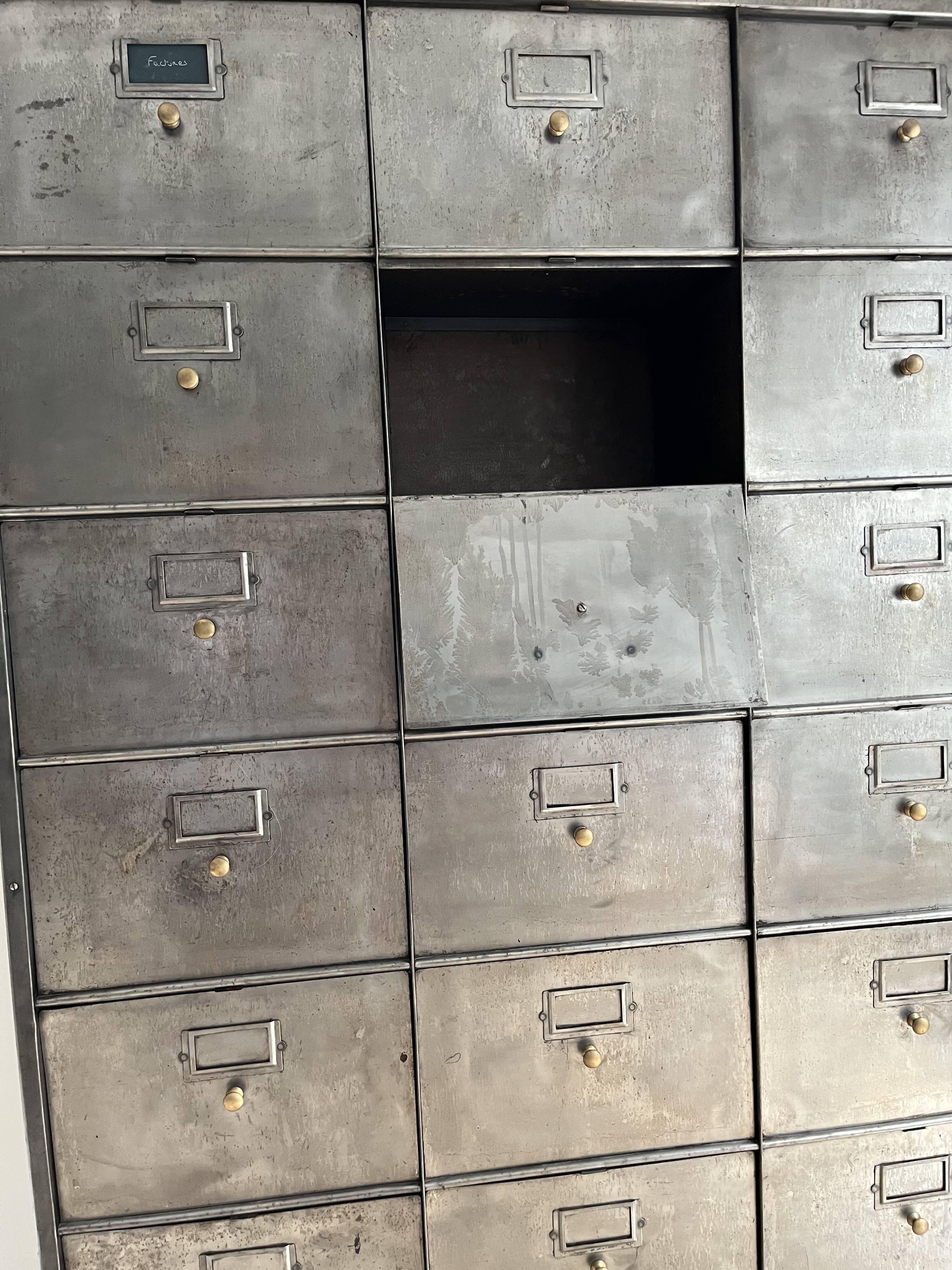 Industrial furniture with flaps