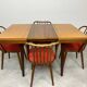 Set of 4 dining chairs by Antonín Šuman for TON