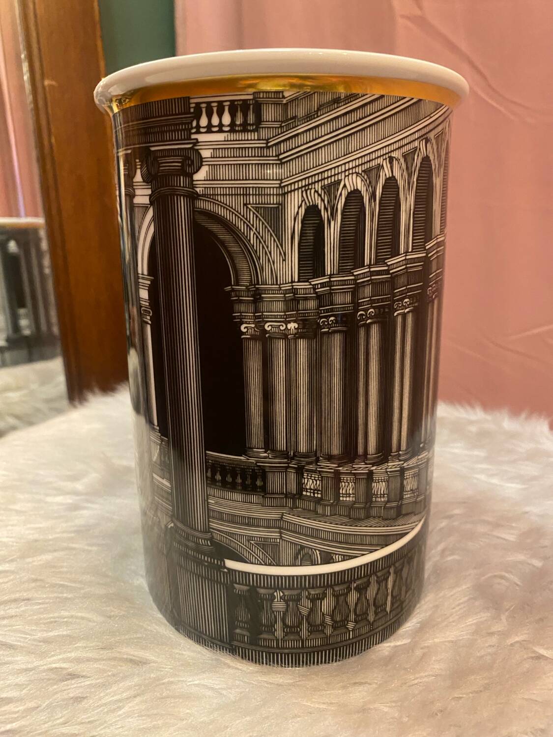 Vase Piero fornasetti Palladiania