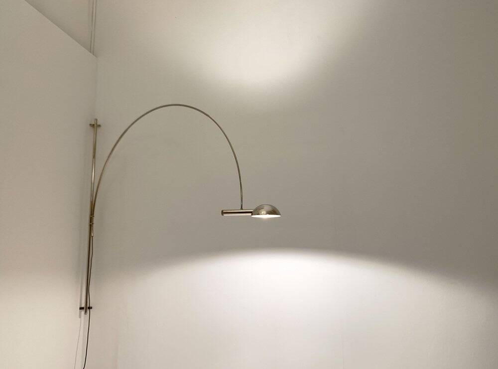 German postmodern vintage wall lamp Una Arc by Florian Schulz